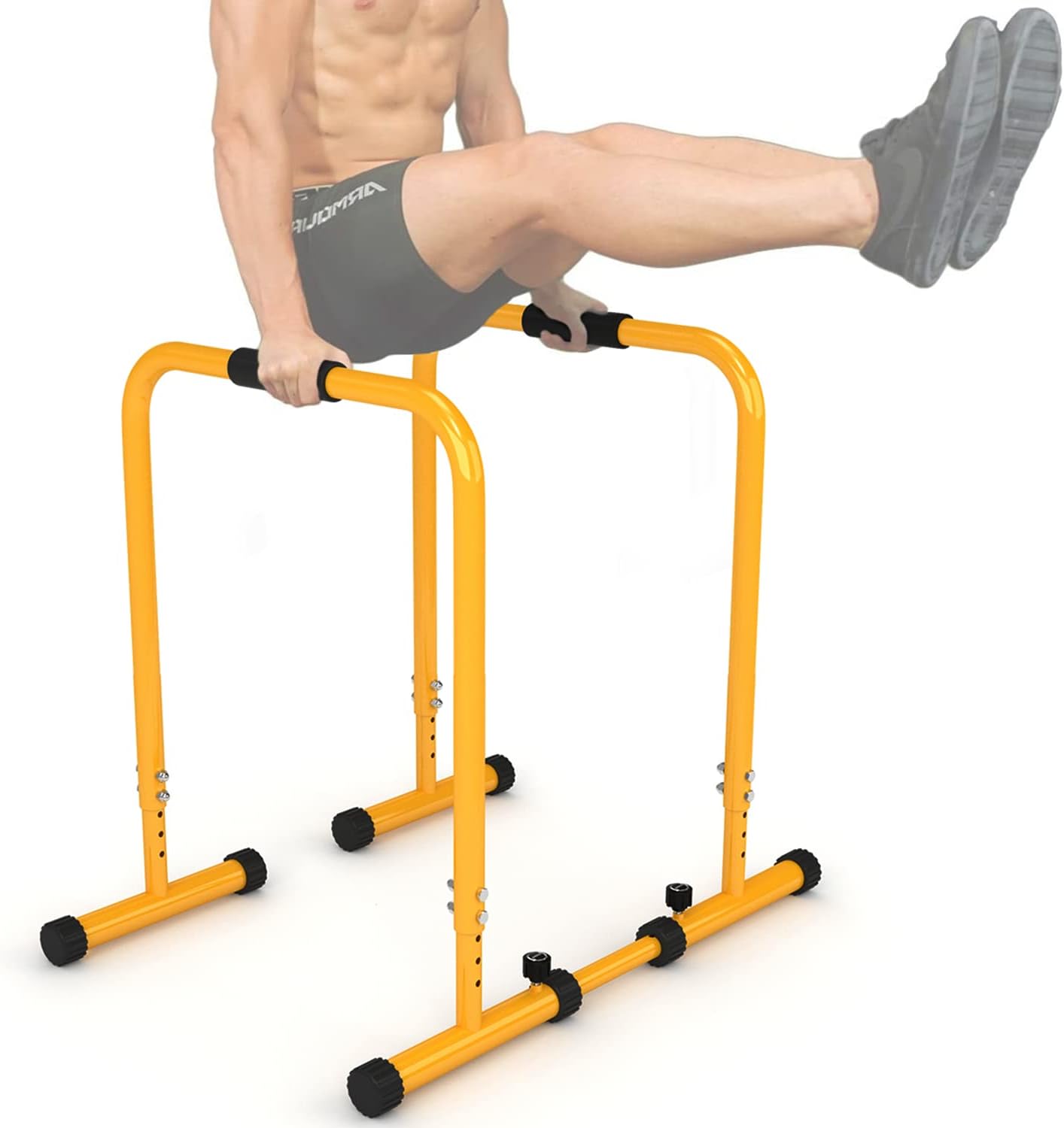 Dip Bars Fitness for Home, Dip Station Home Gym Equipment, Parallel Bars for Calisthenics, Strength Training Dip Station, Heavy Duty Adjustable Dip