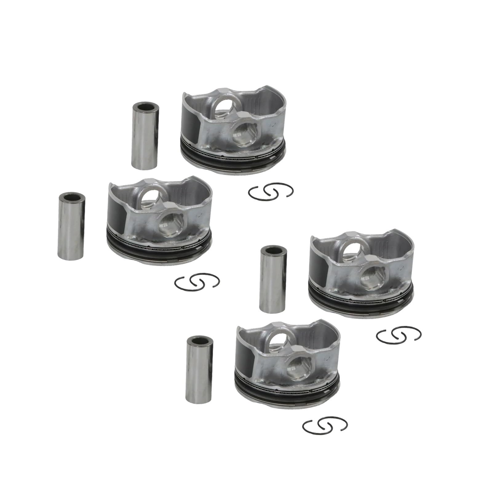 Set di 4 pistoni e fasce elastiche motore compatibili con Hyundai Sonata Tucson Kia Forte Soul 2.0L 2012-2022 G4NA 23040-2E000 23040-2E050 23410-2E500