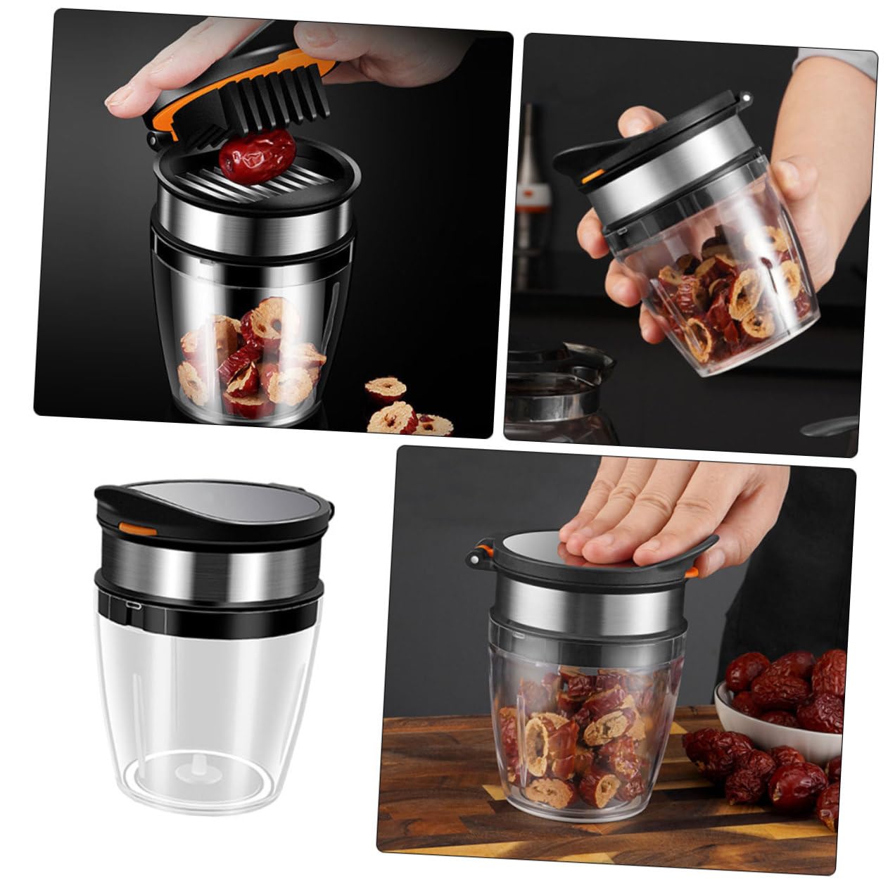 IMIKEYA 3pezzi Affettaverdure e Frutta Inossidabile Slicer Per Kiwi Fragole e Uova Utensile Ergonomico Per Cucina Facile e Veloce Da Usare Per Famiglie e Amici
