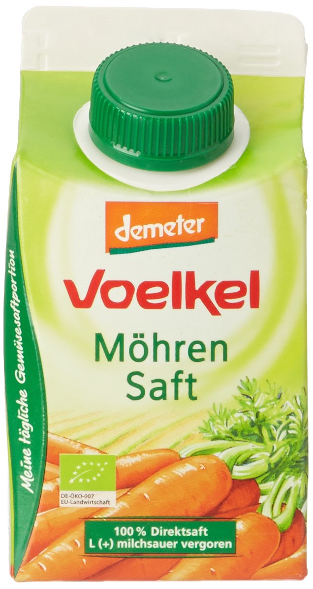 Voelkel Jus de Carottes Elopack 500 ml - Lot de 4