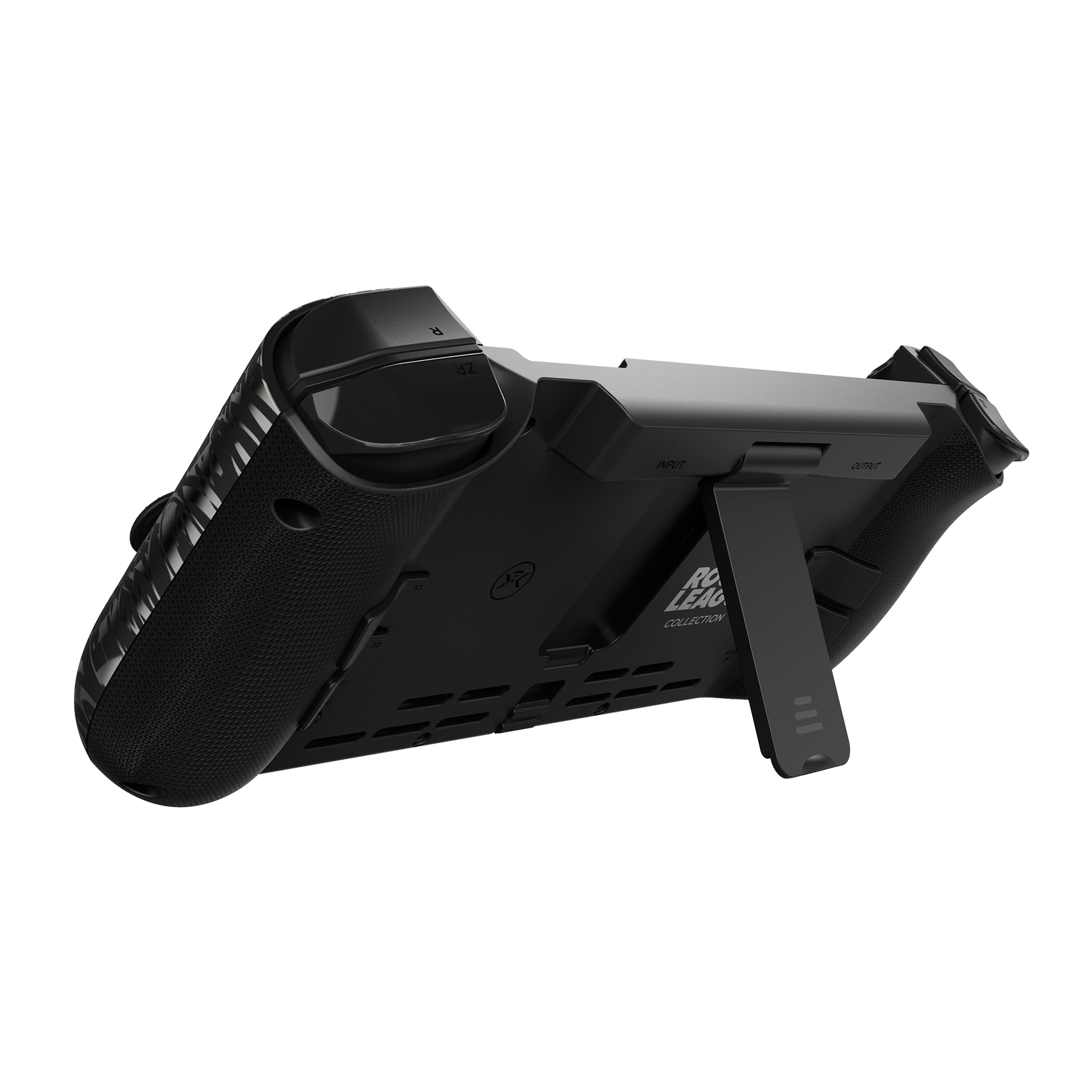 CRKD Nitro Deck - Professional Handheld Controller Deck with Zero Stick Drift for Nintendo Switch and Switch OLED (Rocket League Silver Edition)