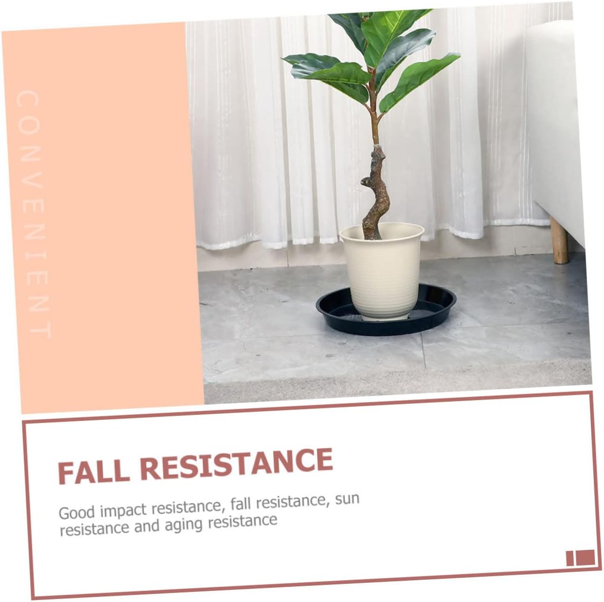 10pcs Large Flower Pot Bases for Plants Round Shape Drip Trays Plant Drip Trays