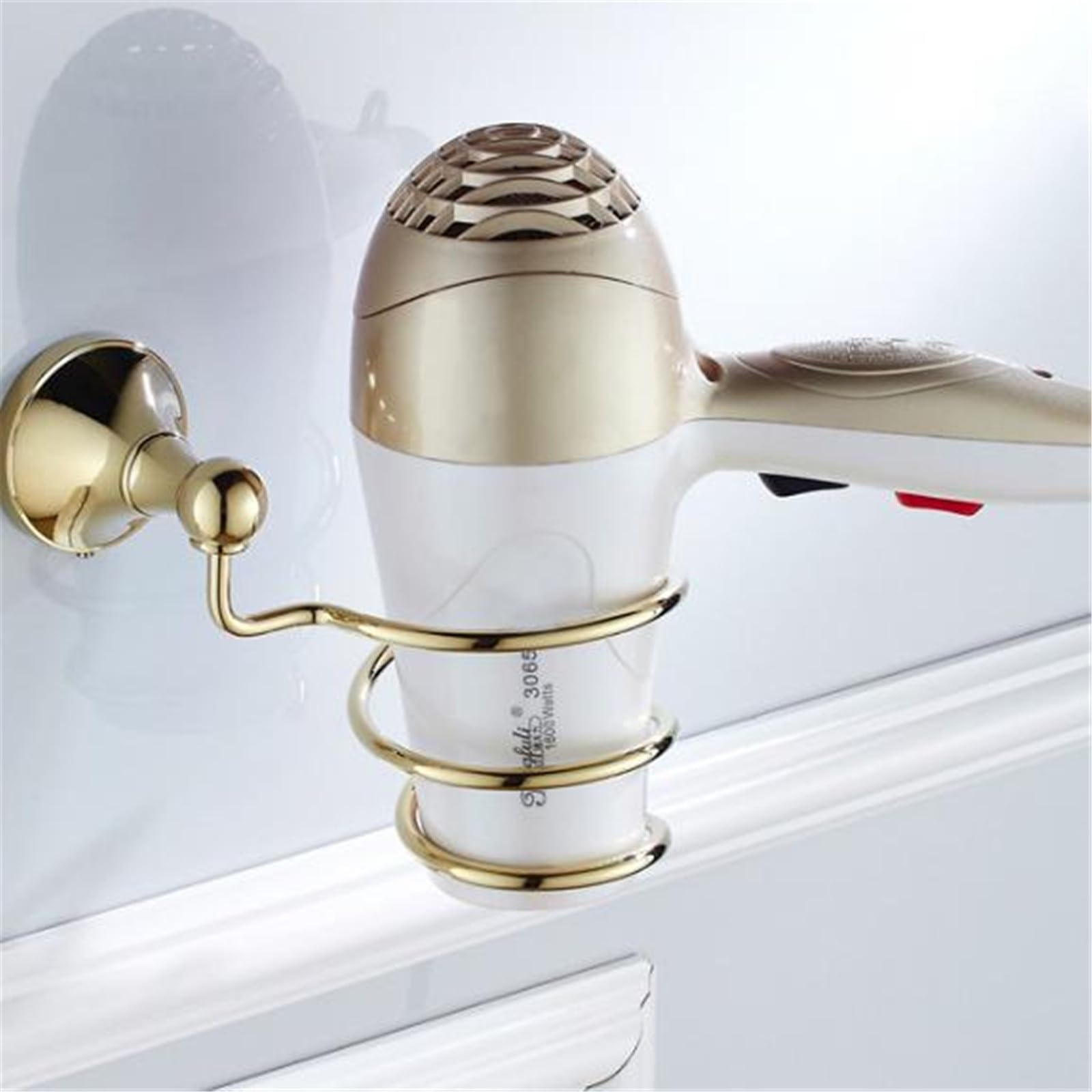 Soportes para Secador de Pelo Estante for secador de Pelo, Estante Almacenamiento for Colgar en la Pared, baño para Vestir Baños Peluquerías