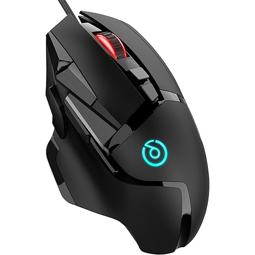 CYRAX Wired Gaming Mouse 10D 20K DPI