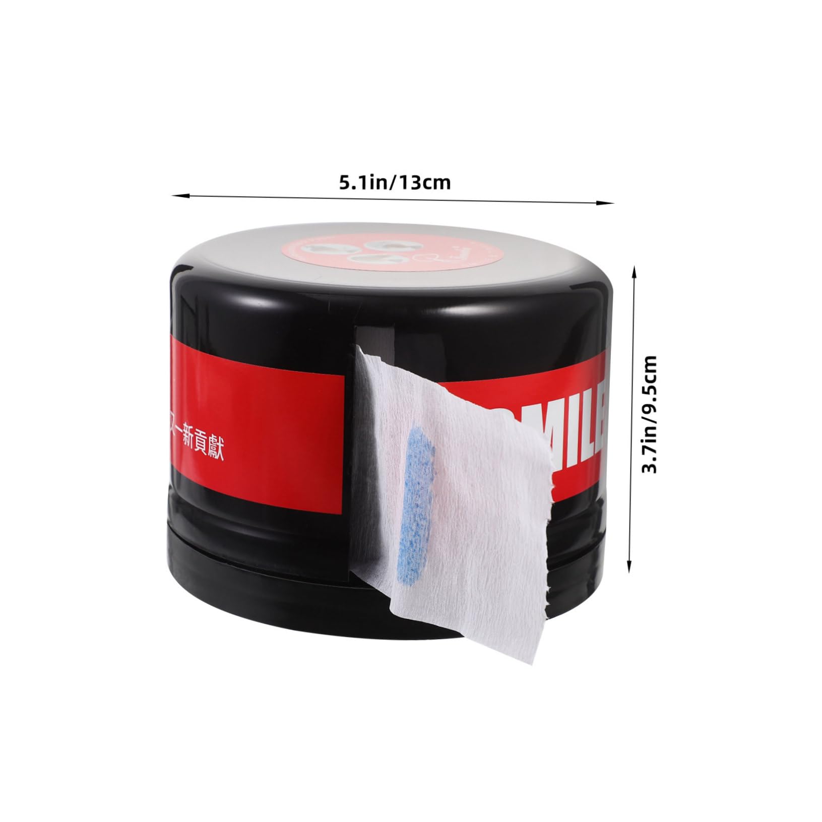 IWOWHERO Neck Strip Paper Dispenser Box Barber Neck Strip Case Hair Cut Paper Neck Barber Neck Strips Container Stylist Tool