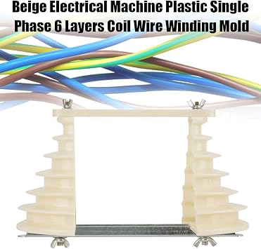 Coil Winding Machine, Mold For Winding, Beige Electrical Machine Plastic Single Phase 6 Layers Coil Wire Winding Mold