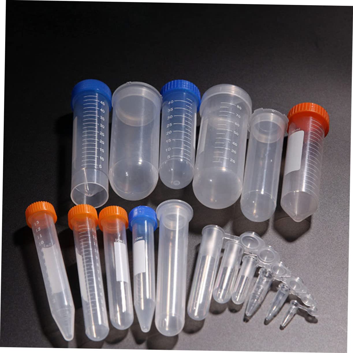 Gatuida Zentrifugenröhrchen 15ml mit Schraubkappe aus PE 100 Stück