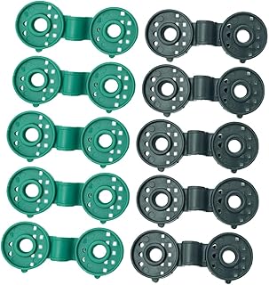 Yardwe 20 Pçs Pasta De Rede Resistente Grampos De Lona Para Tenda Preta Clipes De Jardim Para Rede Grampos De Lona Para-Sol Grampos De Rede Pergola À Prova De Água Pe Polietileno Tenda