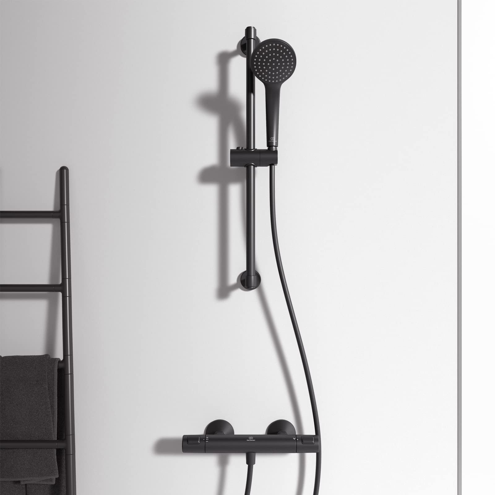 Ideal Standard - Idealrain Asta doccia, Nero Seta