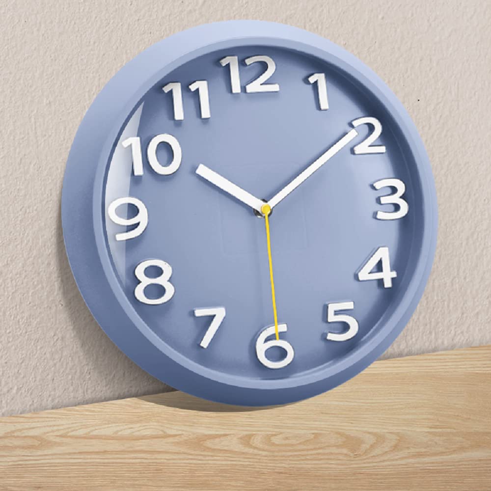 STAR WORK Quartz 12 Inches Premium Wall Clock for Home Stylish Latest Modern Design | Non Ticking Silent Wall Clock - Zero Sound & Disturbance Analog Clock (12 Inches Rosewood) 1