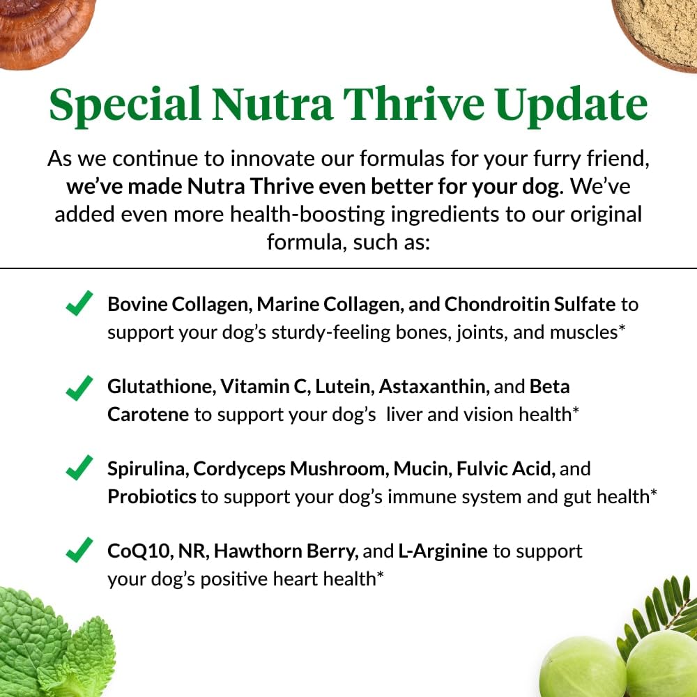 Nutra Thrive Ultimate Pet Nutrition Ingredients Cats Reviews