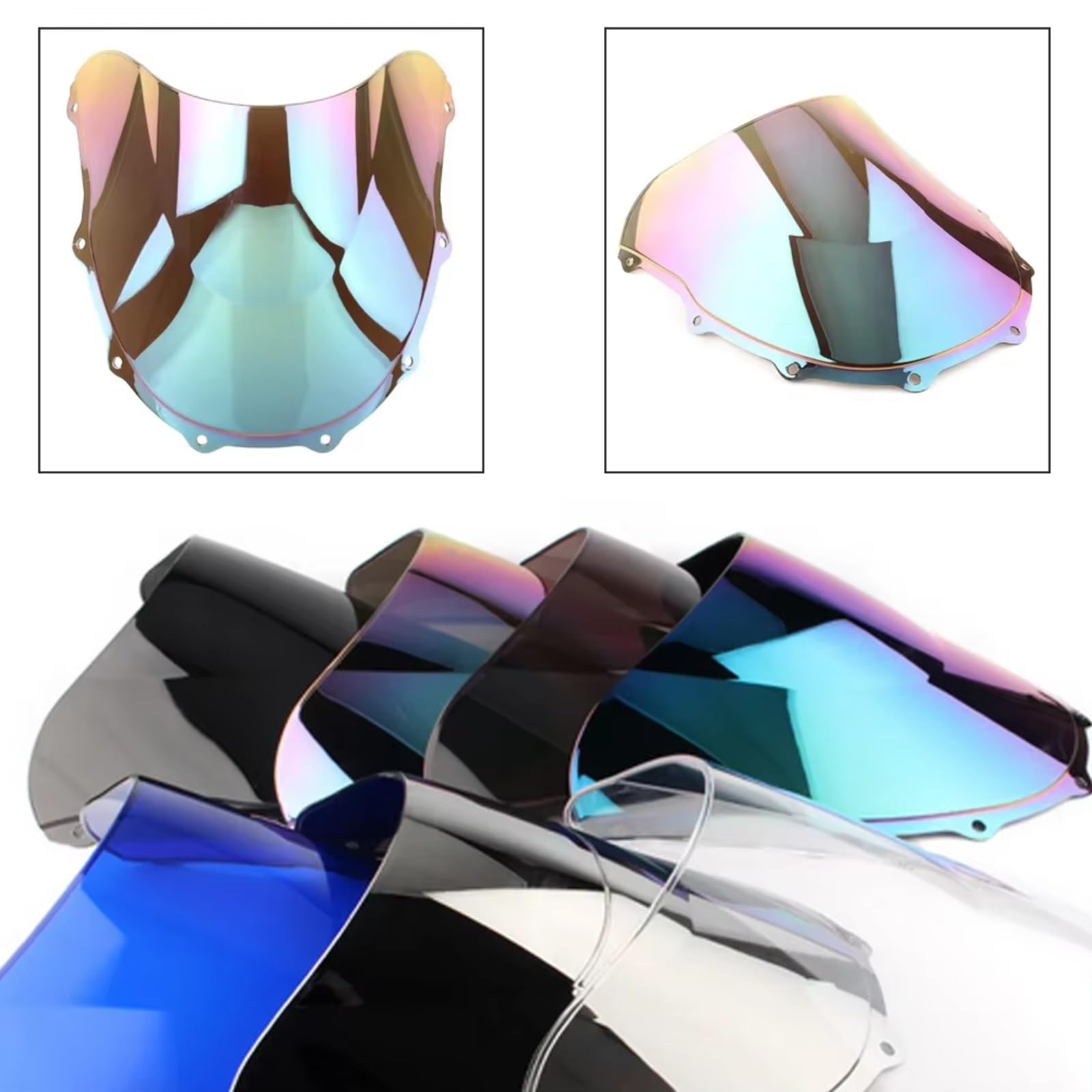 Amazon | オートバイのフロントガラス For Ninja For ZX-7R 1996-2001