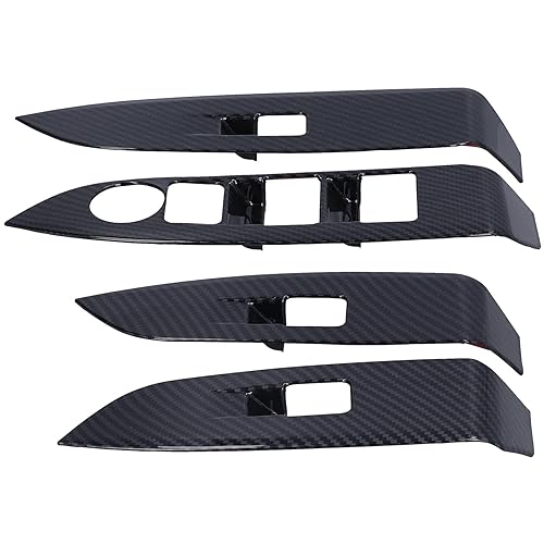 Miniatura 7 de Aramox Cubierta de panel de interruptor de ventana para CX3 CX3 20162021, 4 piezas de cubierta de panel de interruptor de ventana de repuesto de