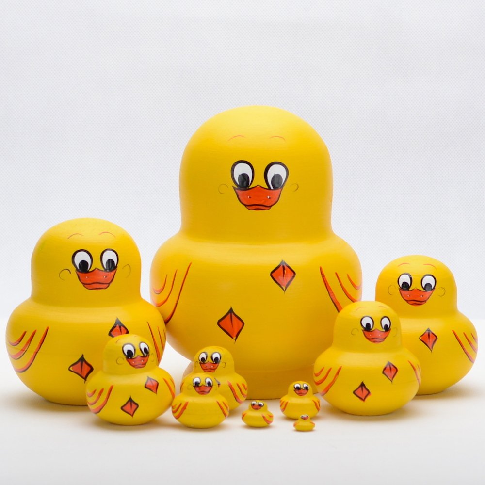 Matroschkas Stücken handgemacht Das Lindenholz Geschenk Spielzeug Matruschka Russian Nesting Dolls professionelle Matrjoschka-Marke 002 (10036 (10piece))