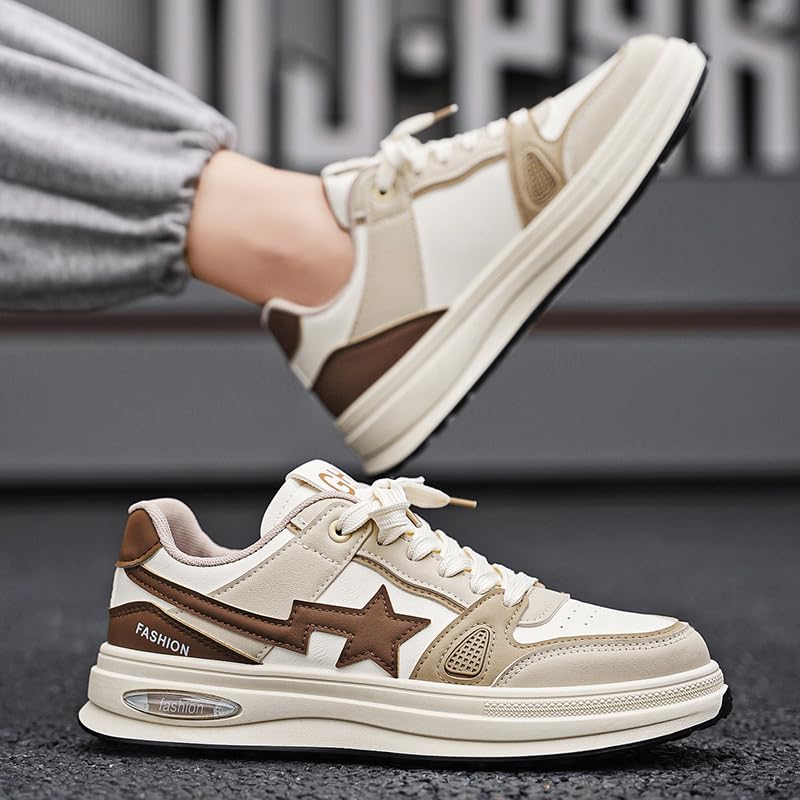 Men's Trendy Stylish Sneakers, Comfortable Wear-Resistant Skateboard Shoes for All Seasons, Street Style Footwear Shoes size6.5-102