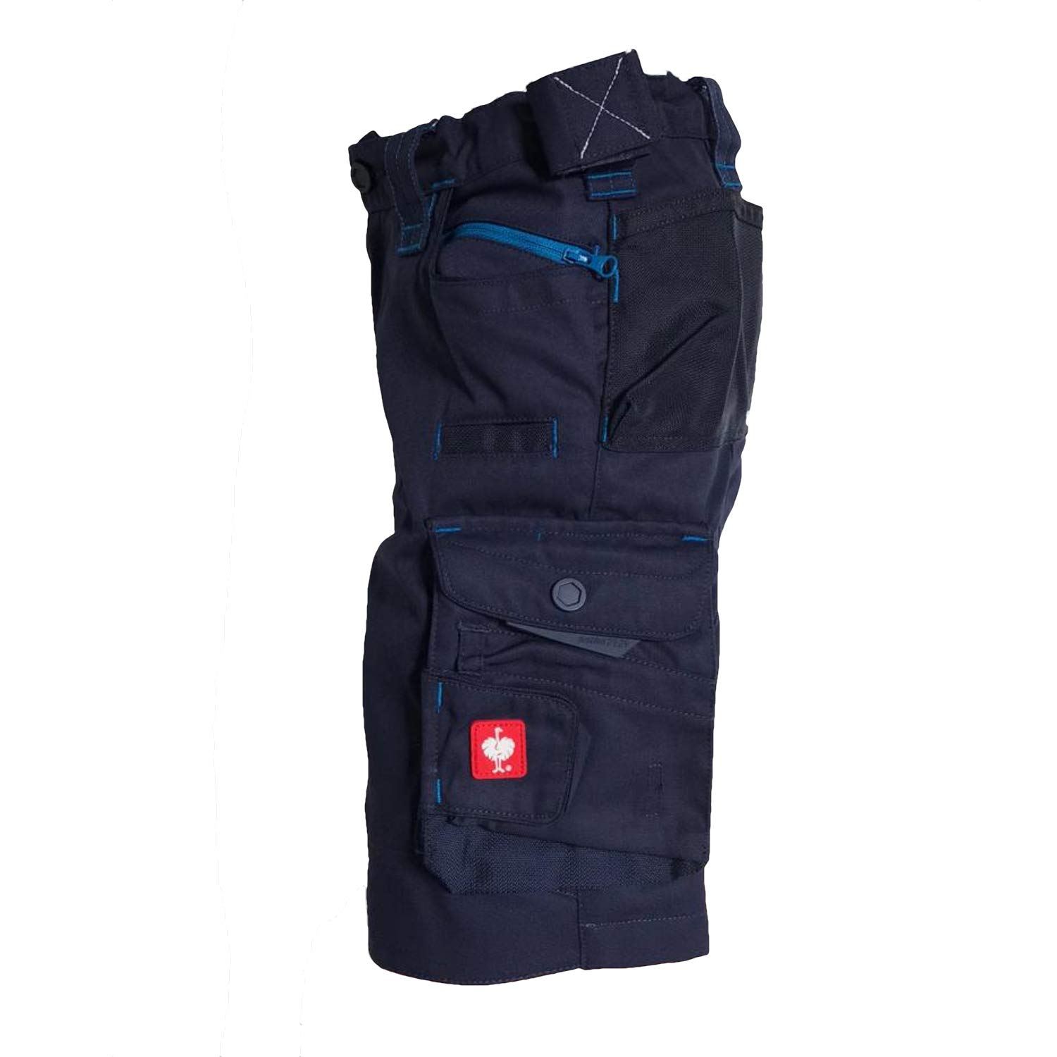 Engelbert Strauss E.S. Kinder Shorts Motion 2020 Arbeitshose Workwear (dunkelblau/Atoll, 110/116)