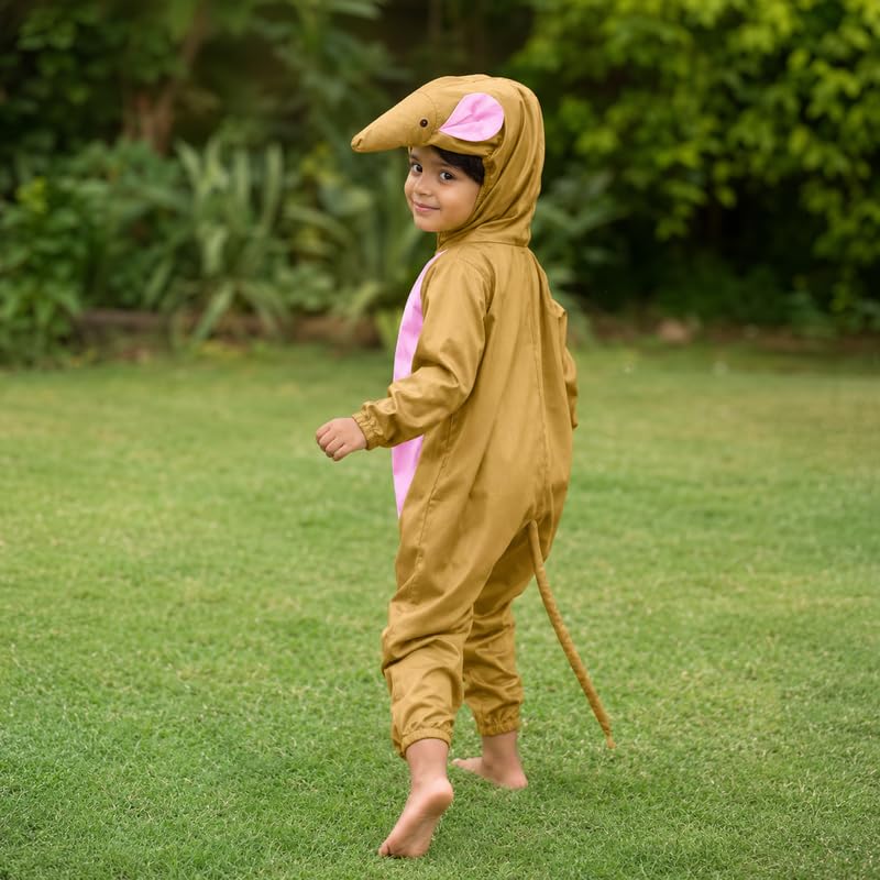 Image of Animal Costume for Kids | Plush Fancy Dress Costume for Boys & Girls |School Fancy Dress, Annual Day, Jungle Theme, Role Play, Halloween & Birthday Party