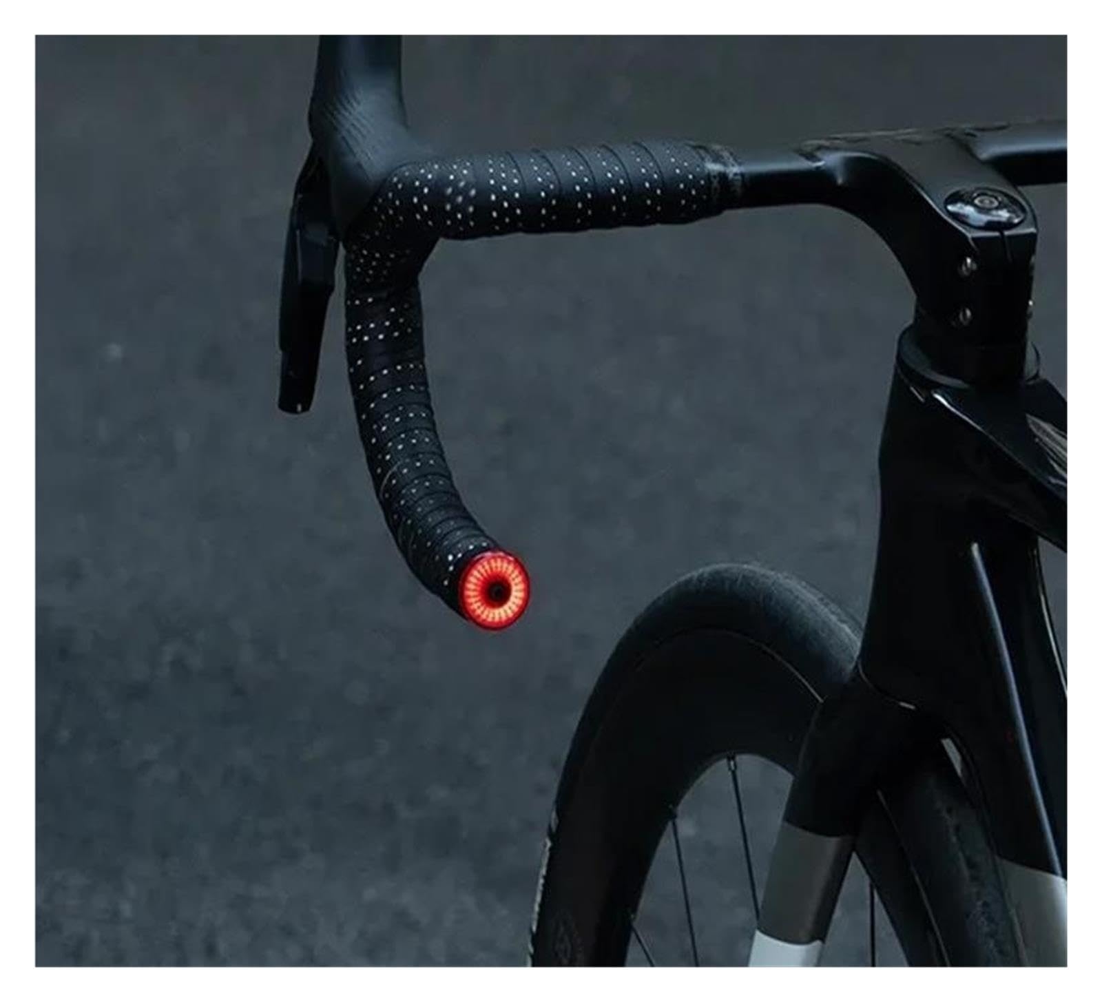 1/2 luces traseras para manillar de bicicleta
