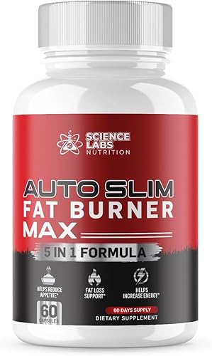 Science Labs Píldoras de pérdida de peso autodelgadas para mujeres y hombres Supresor del apetito, suplemento quemador de grasa del vientre,