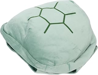 Hemobllo Almohada de caparazón de Cosplay de caparazón de decoración de Disfraz de caparazón de Adornos de caparazones de Disfraz de algodón Green