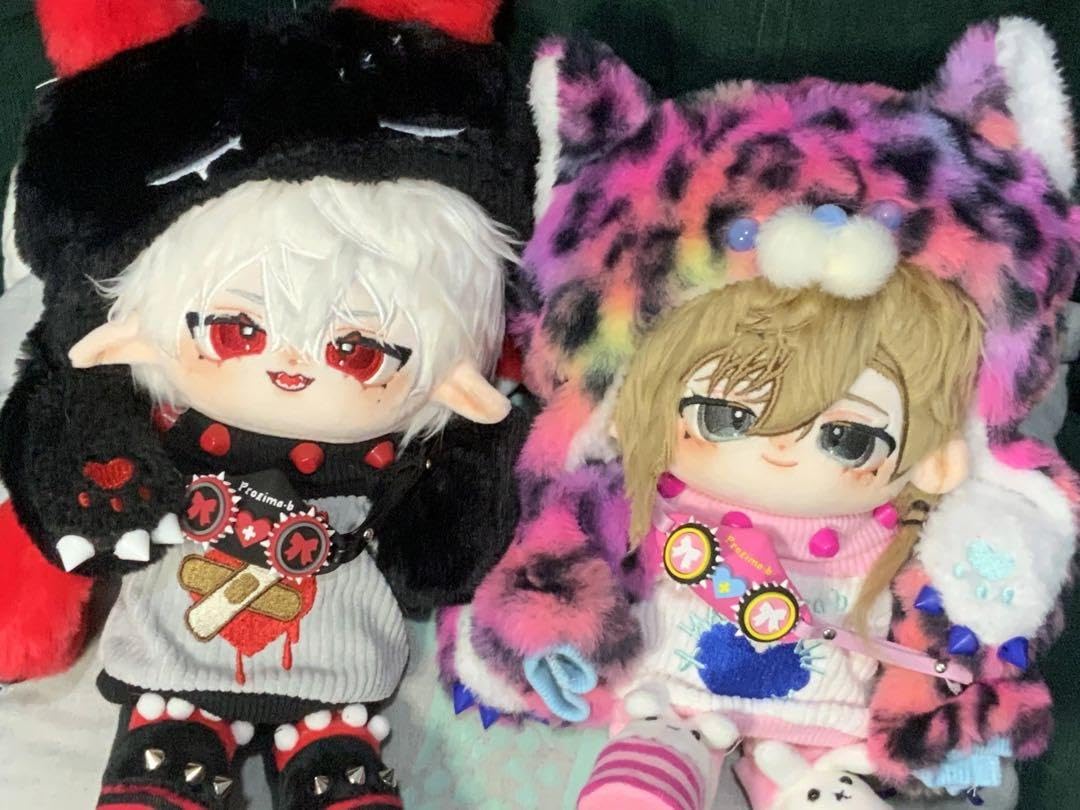 お顔厳選着せ替えぬいぐるみ20cm スケルトン入り