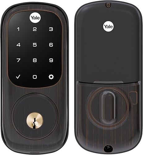 Yale Assure Lock con Z-Wave - Cerradura inteligente manejada con teclado táctil, funciona con señal de alarma, Samsung SmartThings, Wink, ADT y más