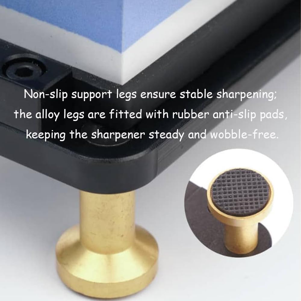 Chisel Sharpening Jig, Chisel Sharpener, Grinding Frame Tool, Knife Sharpening Polishing Stone with Fixed Angle Sharpener for Woodworking Carving Chisel Knife