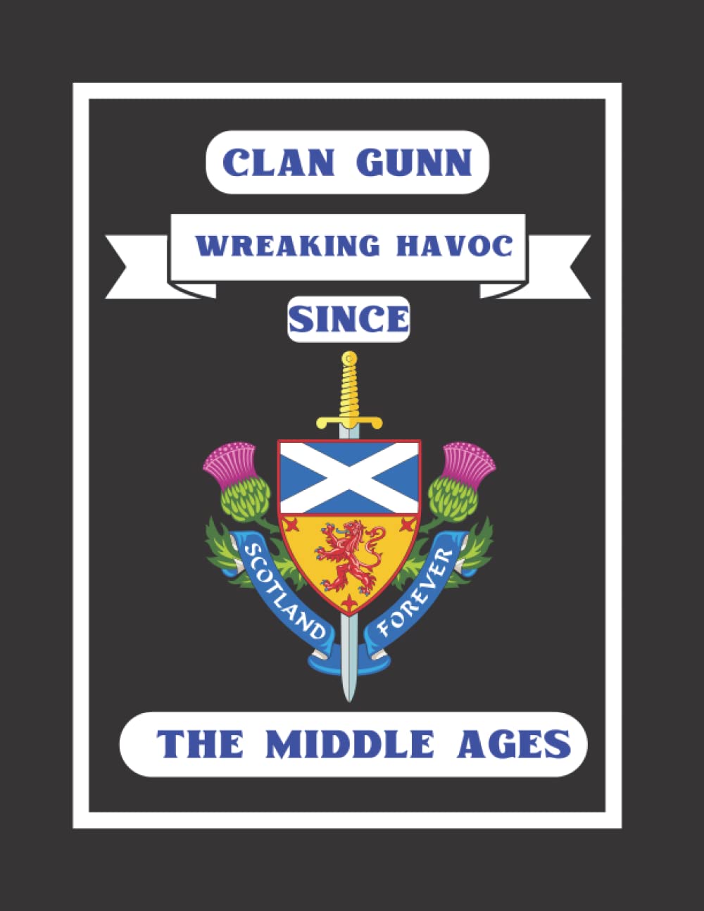 Clan Gunn Notebook: For The Scottish Ancestor