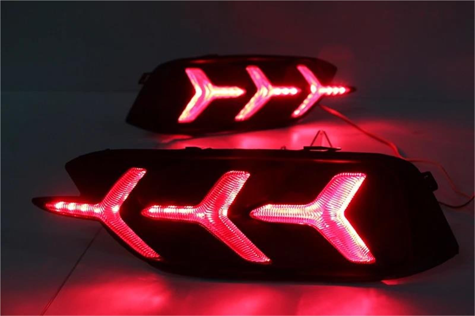 Luz Freno Para Civic 2016 2017 2018 1 Par De Luces LED Diurnas (DRL) Traseras, Luz De Freno, Luz De Posición, Reflector Montaje Alto Tercera Lámpara(Rojo)