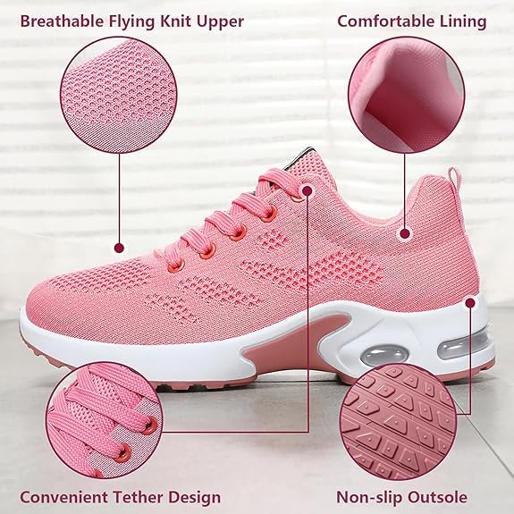 The Most Comfortable Orthopedic Shoes for Your Feet Women Walking Shoes with Arch Support Fashion Breathable Mesh Sneakers Orthopedic Air Cushion Mesh Breathable 5