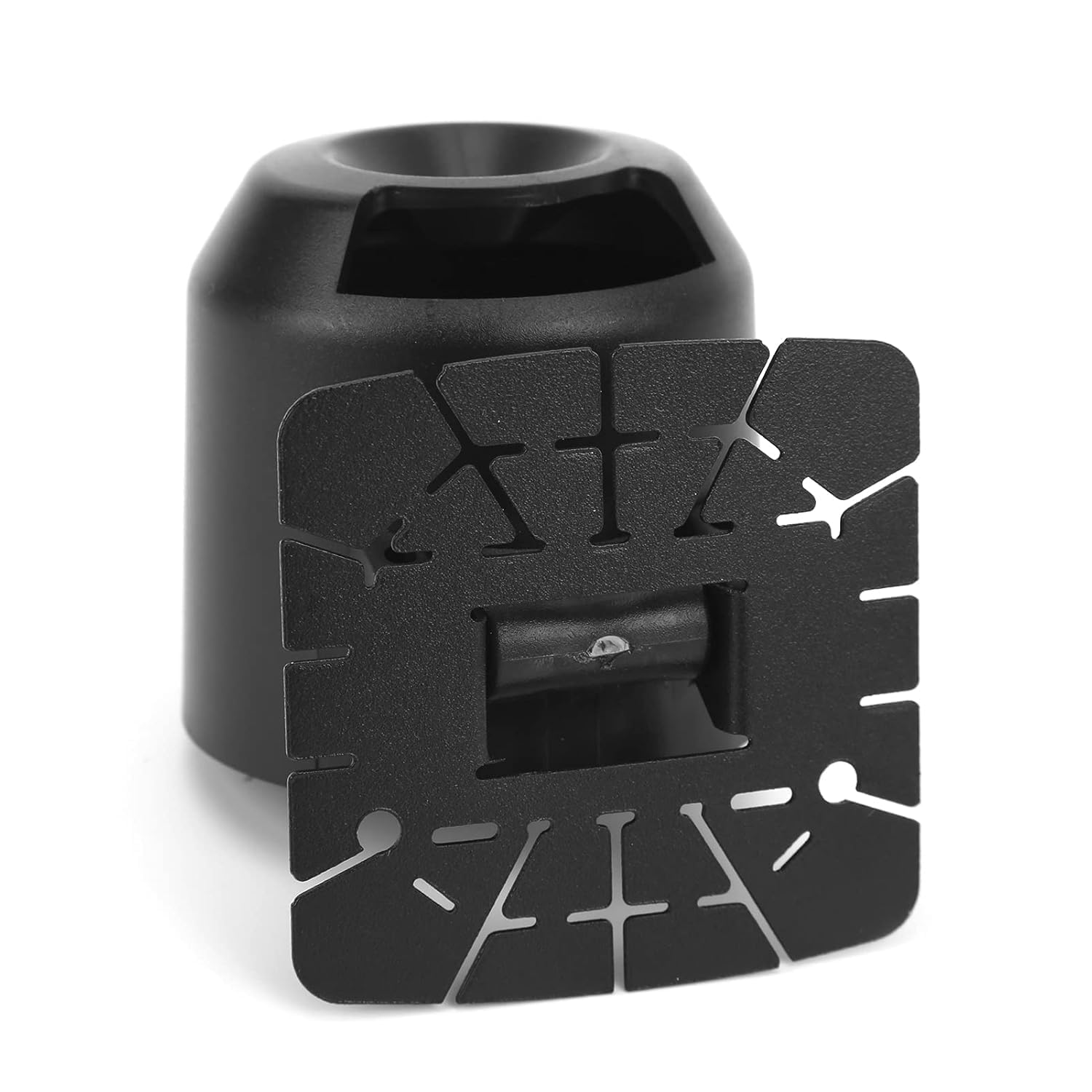 Supporto per Tachimetro Nero Aramox Supporto per Tachimetro Singolo per Impieghi Gravosi Universale per Moto Camion per Auto 52 Mm