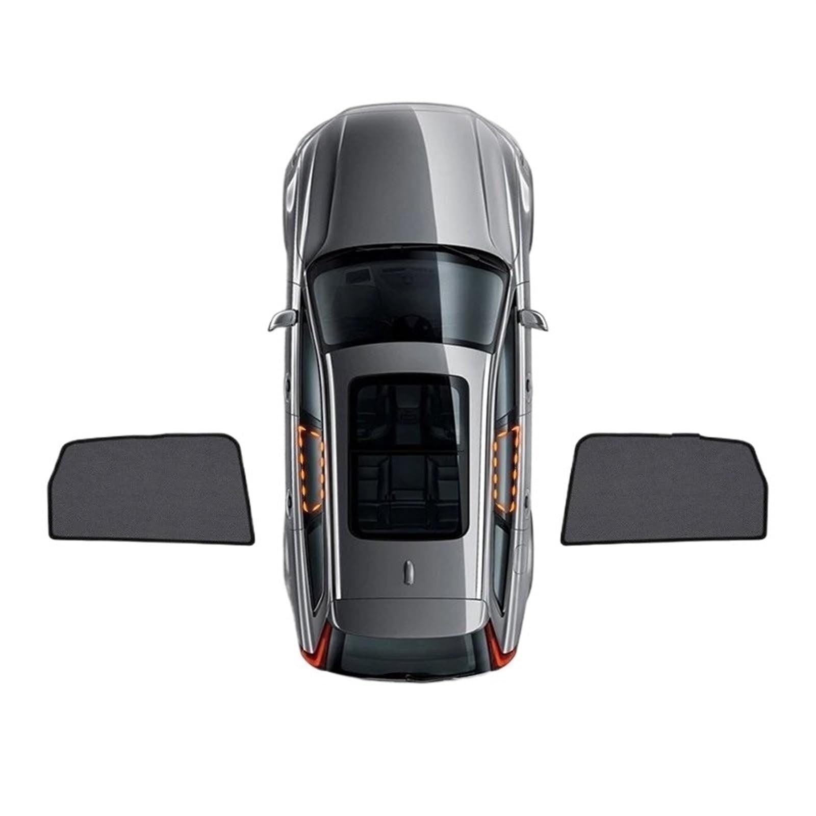 Parasol Coche Para Kia Para Carens Para RONDO 2012 2013 2014 2015 2016 2017-2020 Parasol Ventana Coche Protección UV Cortina Automática Parasol Visera Malla Red Parasol Ventana Lateral Coche(2PCS Rear