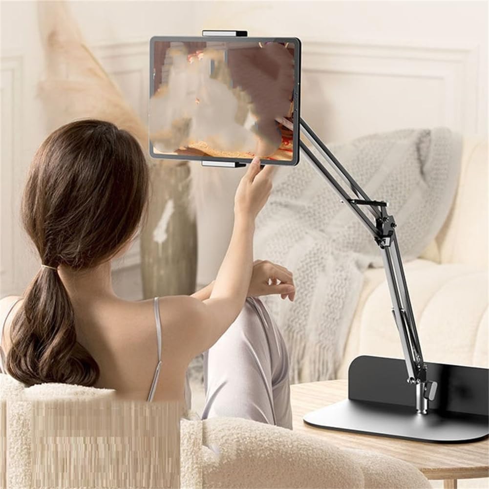 Soporte extensible oculto para teléfono/tableta en la cama, soporte oculto para teléfono o tableta, retráctil, deslizable y clip para teléfono (corrector, universal)
