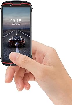 CUBOT Kingkong Mini 4G Rugged Smartphone Unlocked 4 inch Display 3GB RAM 32GB ROM Android 9 0 Face ID 4G Dual SIM Compass GPS Waterproof Shockproof Dustproof Red 