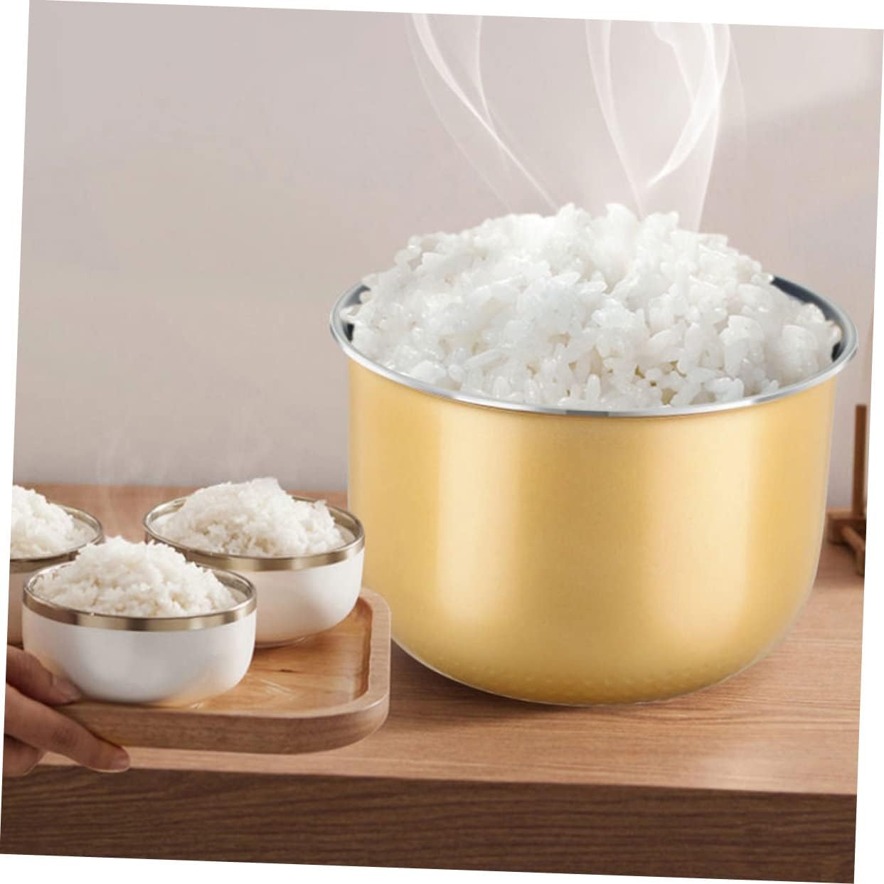 Convenient Rice Cooker Inner Pot Non-stick Multi-use Kitchen Liner for Household Cookers for Rice Soup and Cake