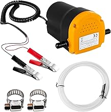 Electric Oil Extraction Pump, 12 V 60 W Diesel Pump, Oil Pump, Fuel Pump, Oil Pump Suction Pump, Fuel Transfer Pump, Suction Pump with Pipes for Car & Motorcycle, Truck, Motorhome