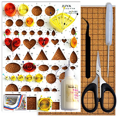 Juya QK03BLUE Paper Quilling Kit With Blue Tools 960 Strips Board Mould Crimper Coach Comb thumb #2