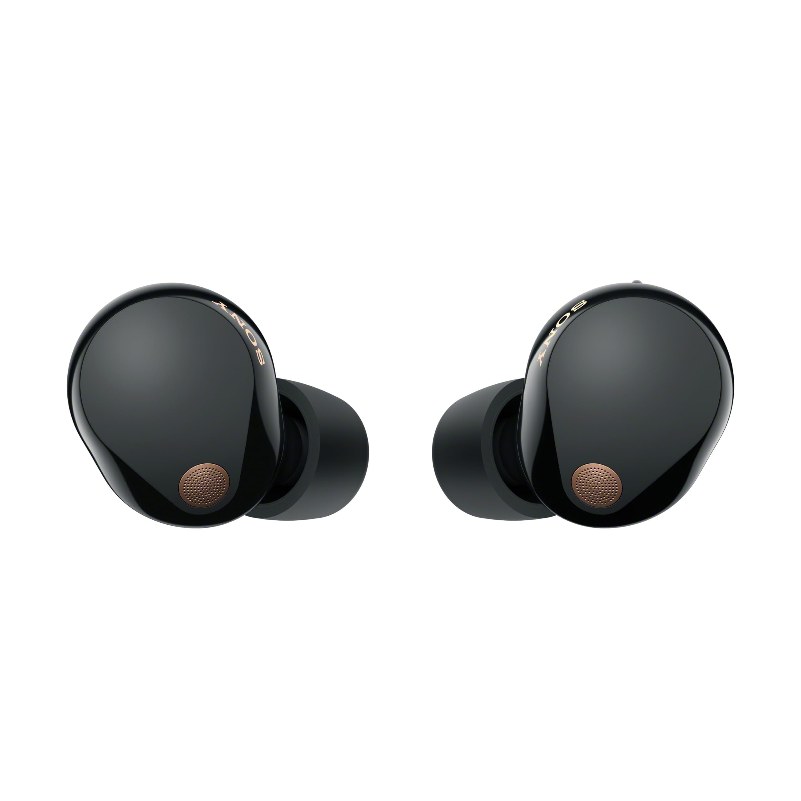 Sony WF-1000XM5 Cuffie Wireless con Noise Cancelling, Bluetooth, Cuffie In-Ear con Microfono, Fino a 24 ore di durata della batteria e Ricarica Rapida, IPX4, Funziona con iOS e Android -Nero