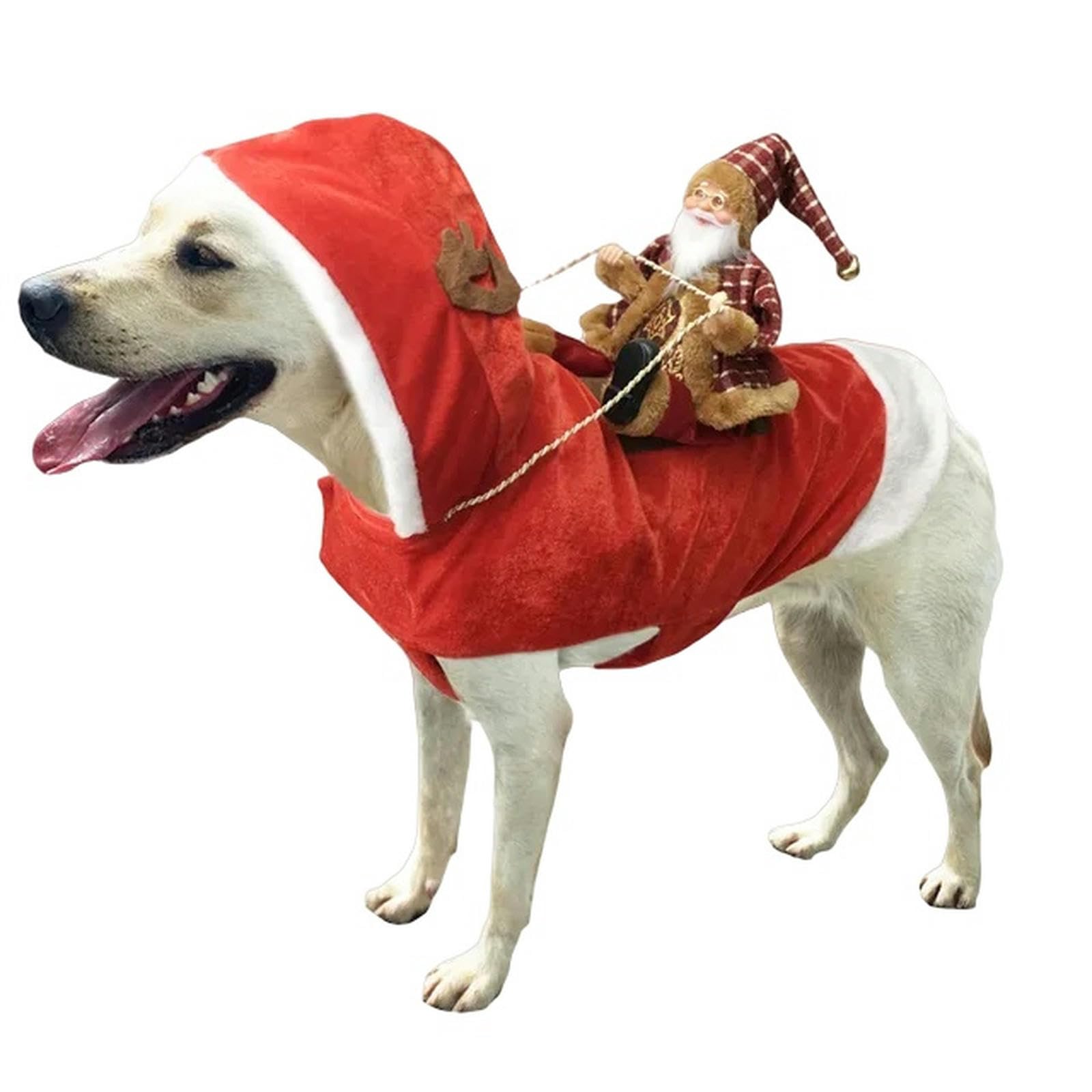 Costume de chien de Noël Santa Claus pour petits chiens et fête de cosplay
