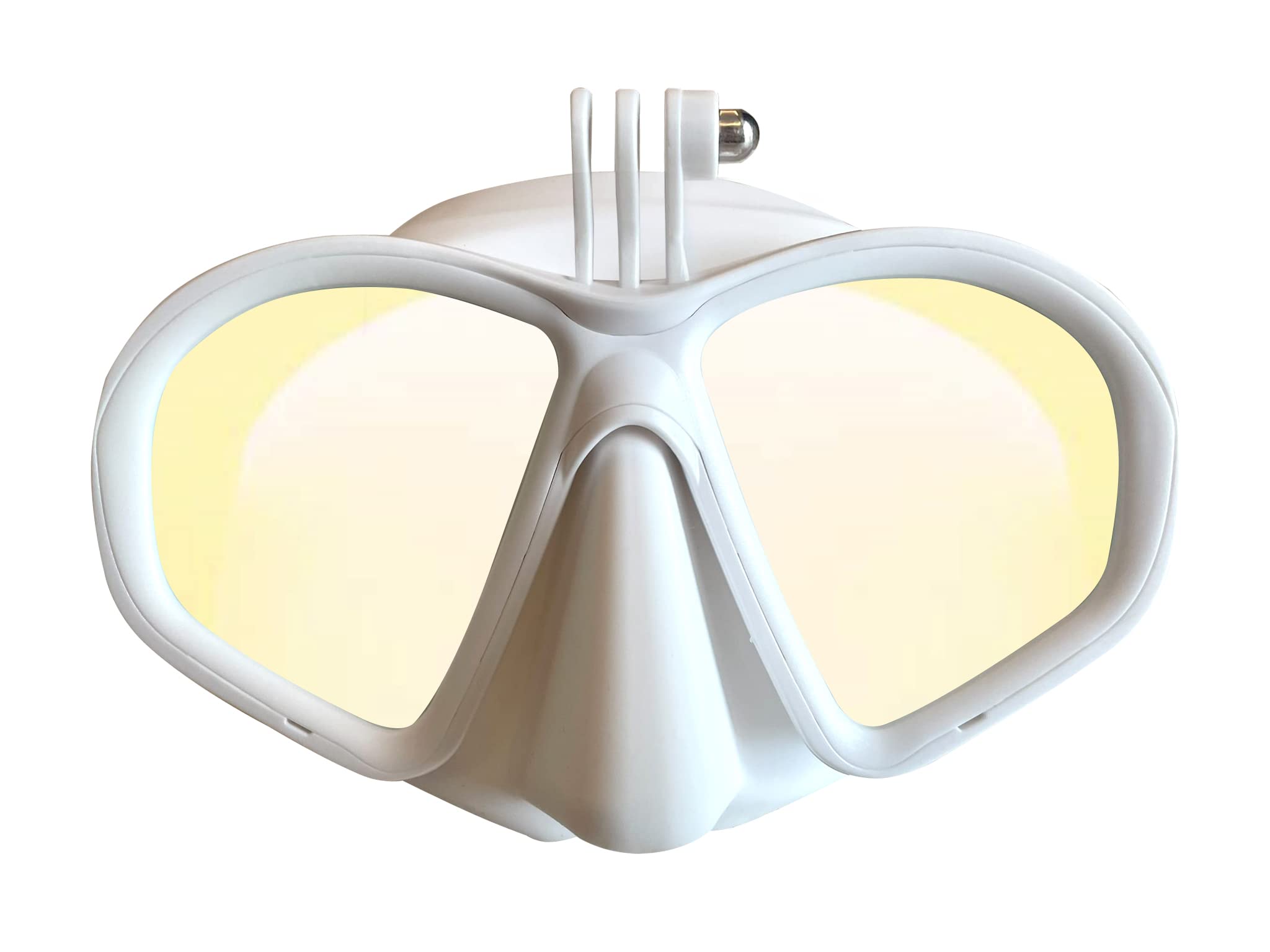 Hammerhead Spearguns, MV3 Low Volume, Action Diving Mask (White)