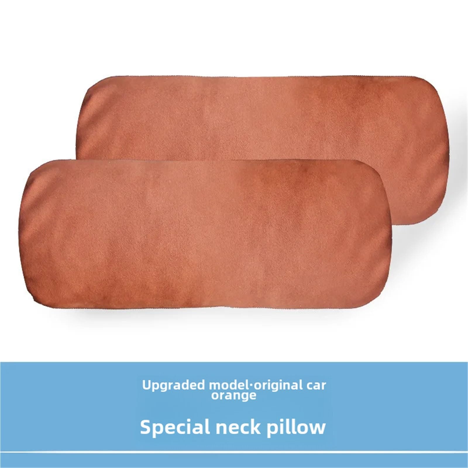 Nackenkissen Universal Auto Nackenkissen Passend für Ideal Kopfstütze Chamois Leder Peluche L789 Taille Unterstützung Kissen