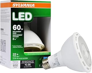 Sylvania 79219 Dimmable 8W LED PAR30 Narrow Flood Bulb, White