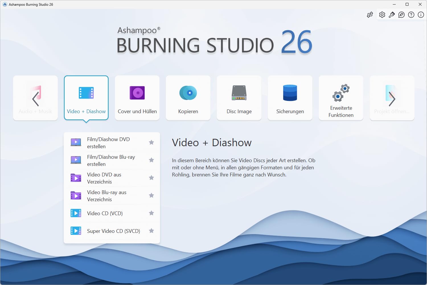 Burning Studio 26 - Brennen, Kopieren, Sicher, Rippen - der Multimedie Alleskönner für Windows 11, 10