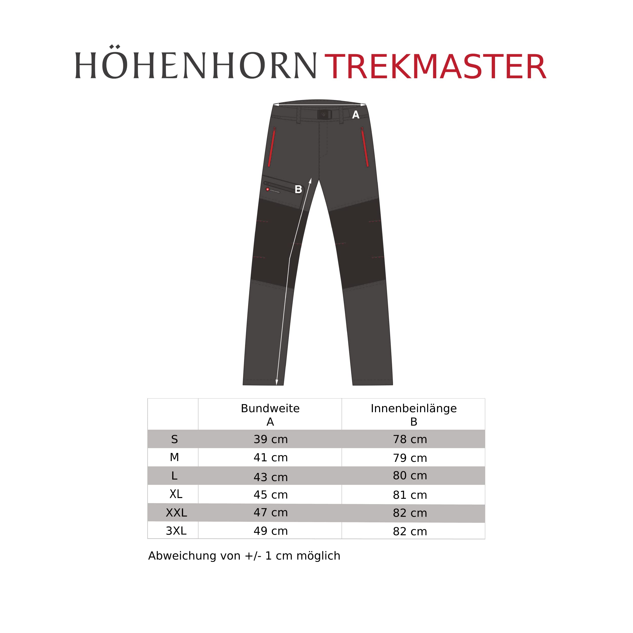 Höhenhorn Trekmaster Pantalon de randonnée en softshell pour homme - Pantalon d'hiver doublé - Pantalon de snowboard
