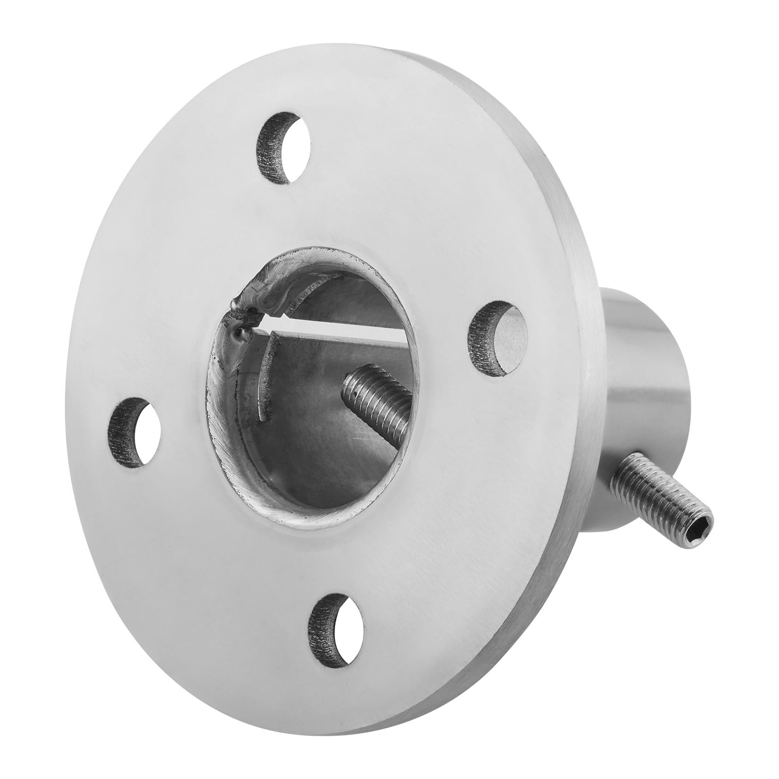 SOTOOLS 4 x Bodenanker, Edelstahl, Ø 33,7 x 2,0 mm