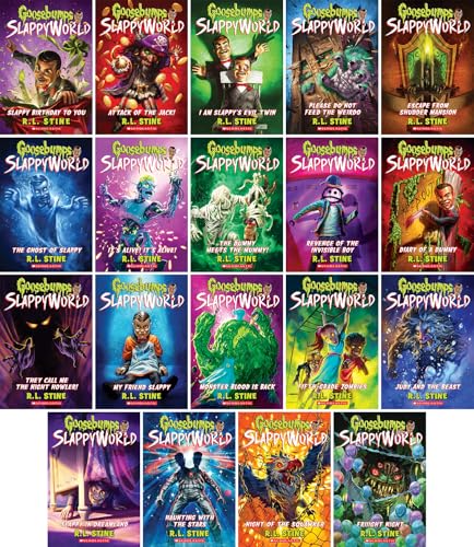Goosebumps SlappyWorld Series Collection Book Set of 19 Books Vol.1-19 by R. L. Stine - R. L. Stine