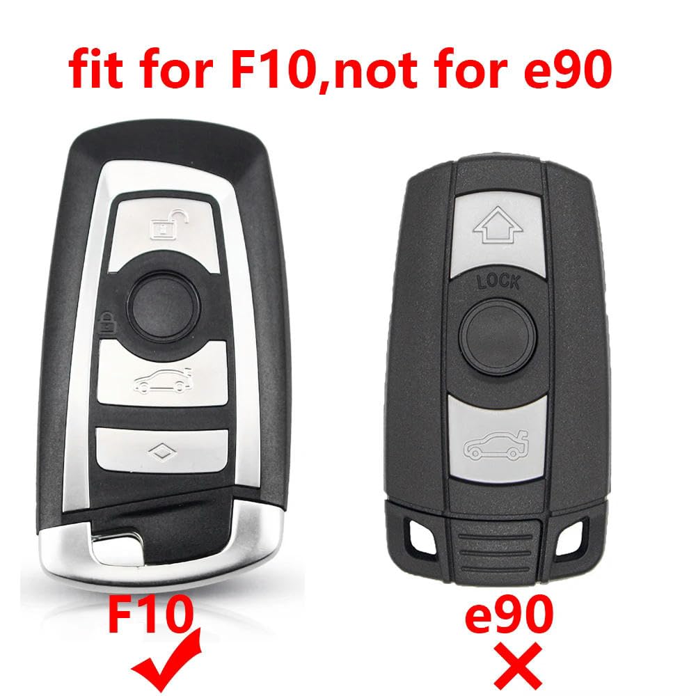 Étui Clé Silicone Housse Porte-clés Pour BMW F10 F20 F30☆ Sans Clé ☆ 3 Boutons Porte-clés ☆ | EBay - Foto 10