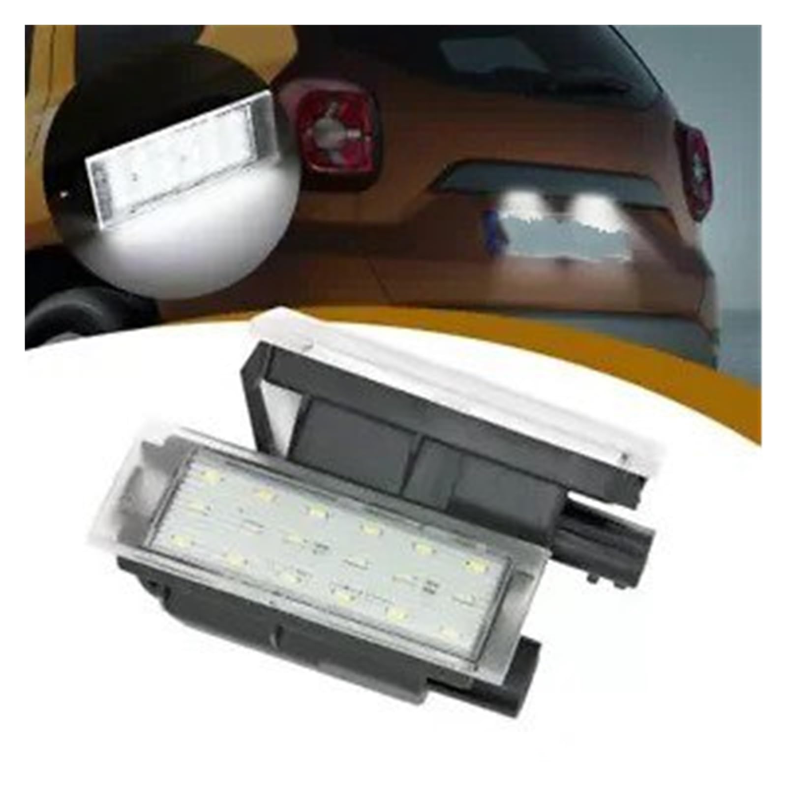 Luci Targa Per Smart Fortwo 453 Forfour 2014 4416659 4422473 Xenon LED Bianco Targa Luce Lampada 1 Paio