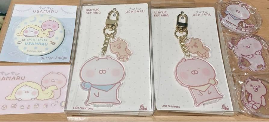 Amazon.co.jp: ちびちびうさまるグッズ 7点 : おもちゃ