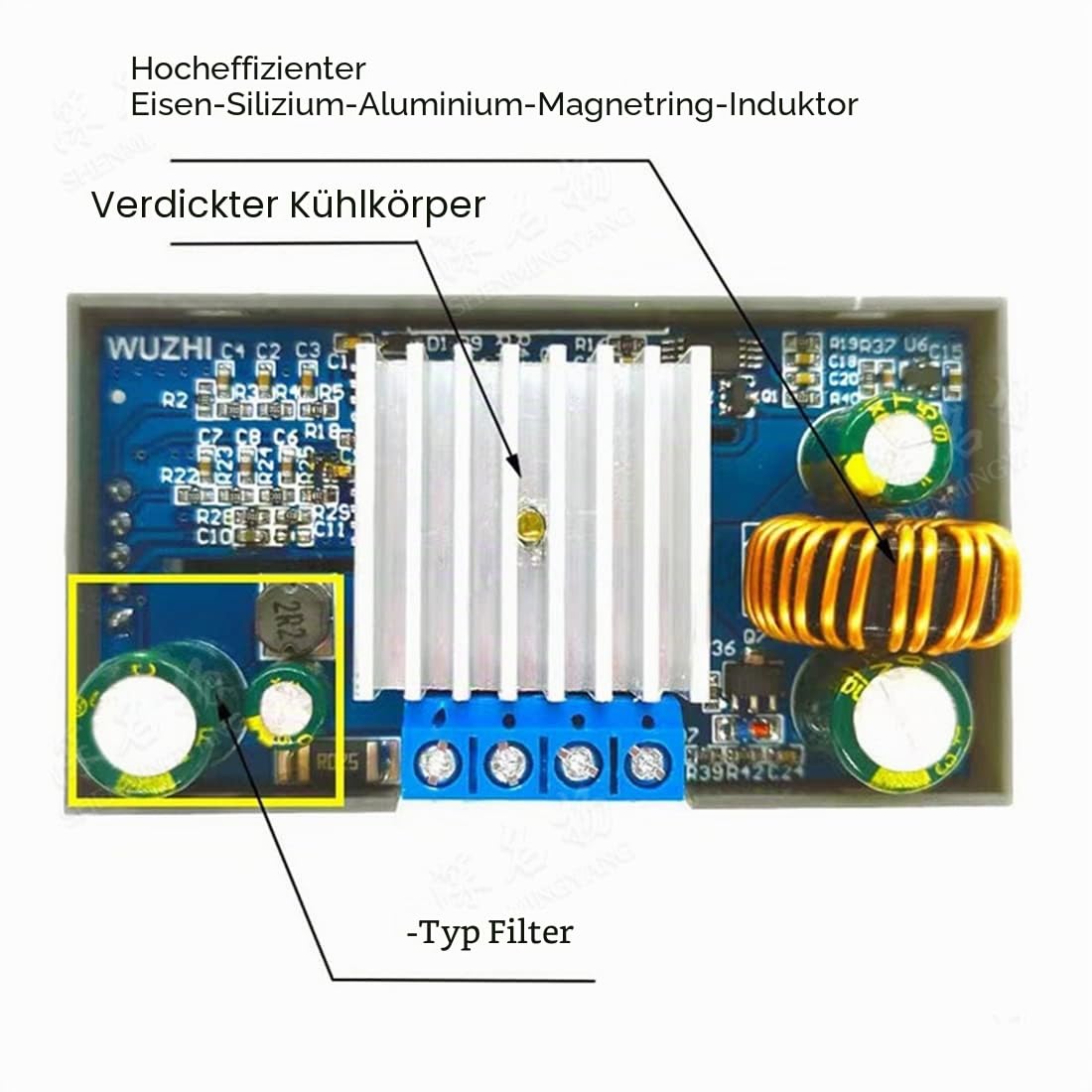 DC DC Buck Boost Converter CC CV 0,5-30 V 4 A 5 V 6 V 12 V 24 V Leistungsmodul Einstellbares Geregeltes Labornetzteil, 500292216
